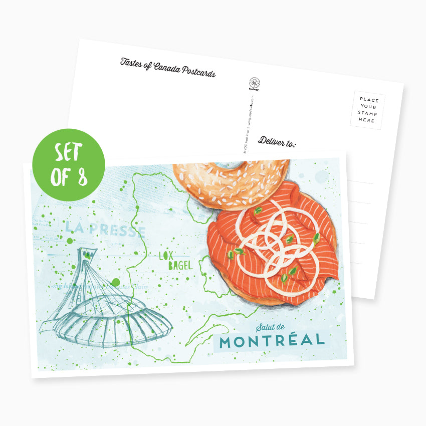 Salut de Montreal Postcard - Set of 8