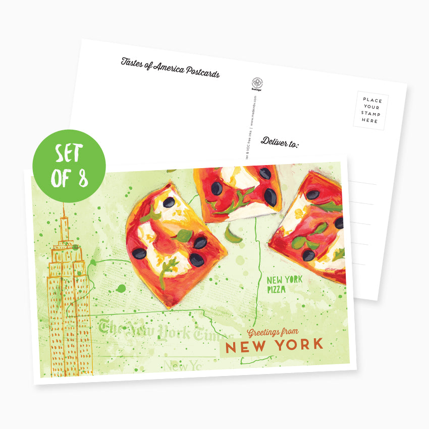 Greetings from New York Postcard - Set of 8