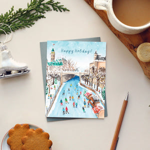 
                  
                    Load image into Gallery viewer, Box of 8 Ottawa Rideau Canal Holiday Cards
                  
                