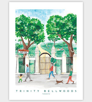 
                  
                    Load image into Gallery viewer, Trinity Bellwoods Print 12x16 inch Art Print
                  
                