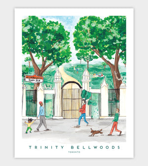 
                  
                    Load image into Gallery viewer, Toronto&amp;#39;s Trinity Bellwoods 8x10 inch Art Print
                  
                