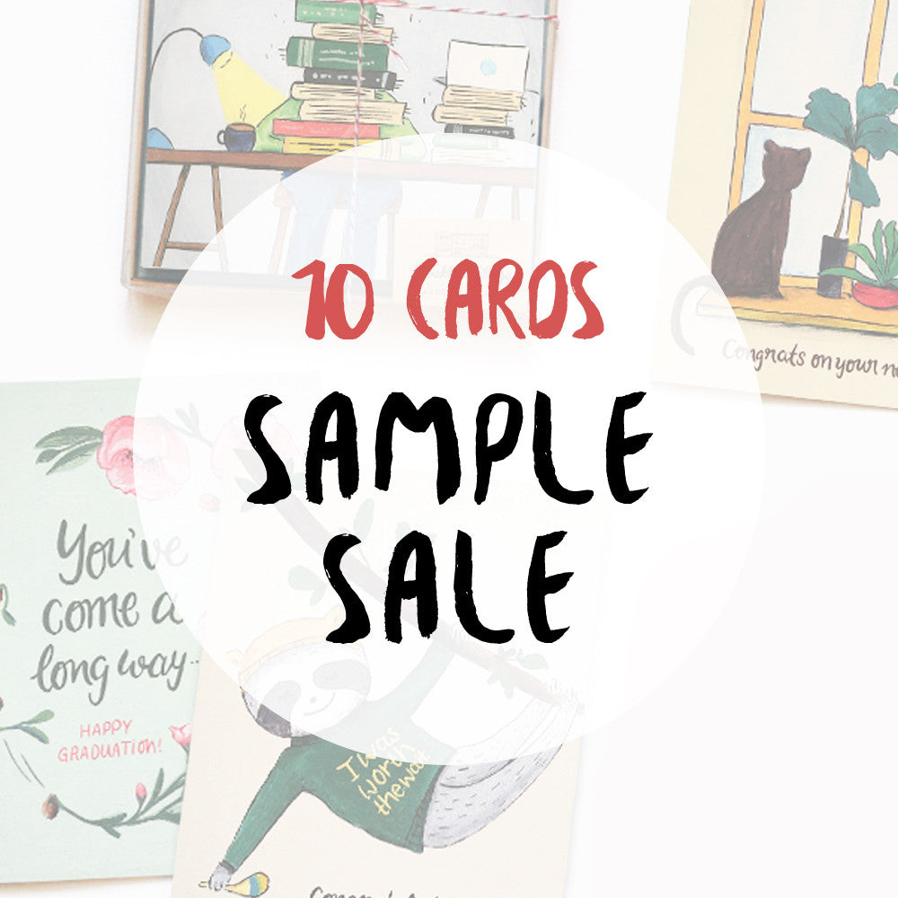 Greeting Card Sample SALE - Pack of 10 cards