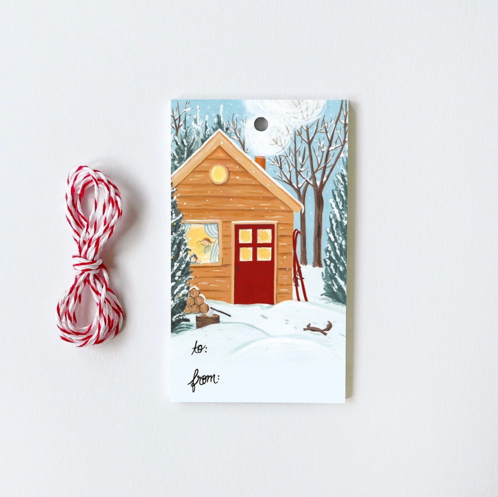 Cottage - 10 Gift Tags