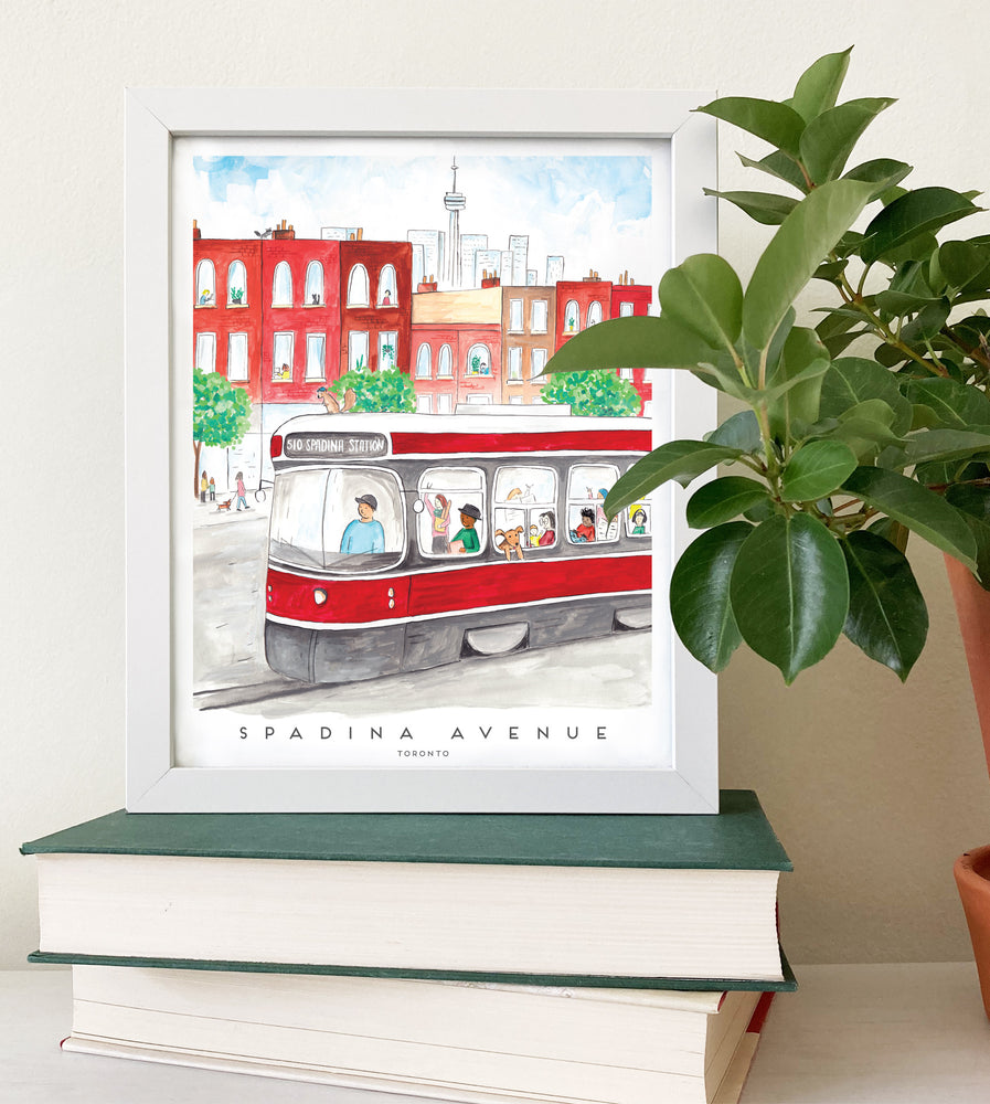 Spadina Streetcar 8x10 inch Art Print