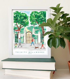 
                  
                    Load image into Gallery viewer, Toronto&amp;#39;s Trinity Bellwoods 8x10 inch Art Print
                  
                